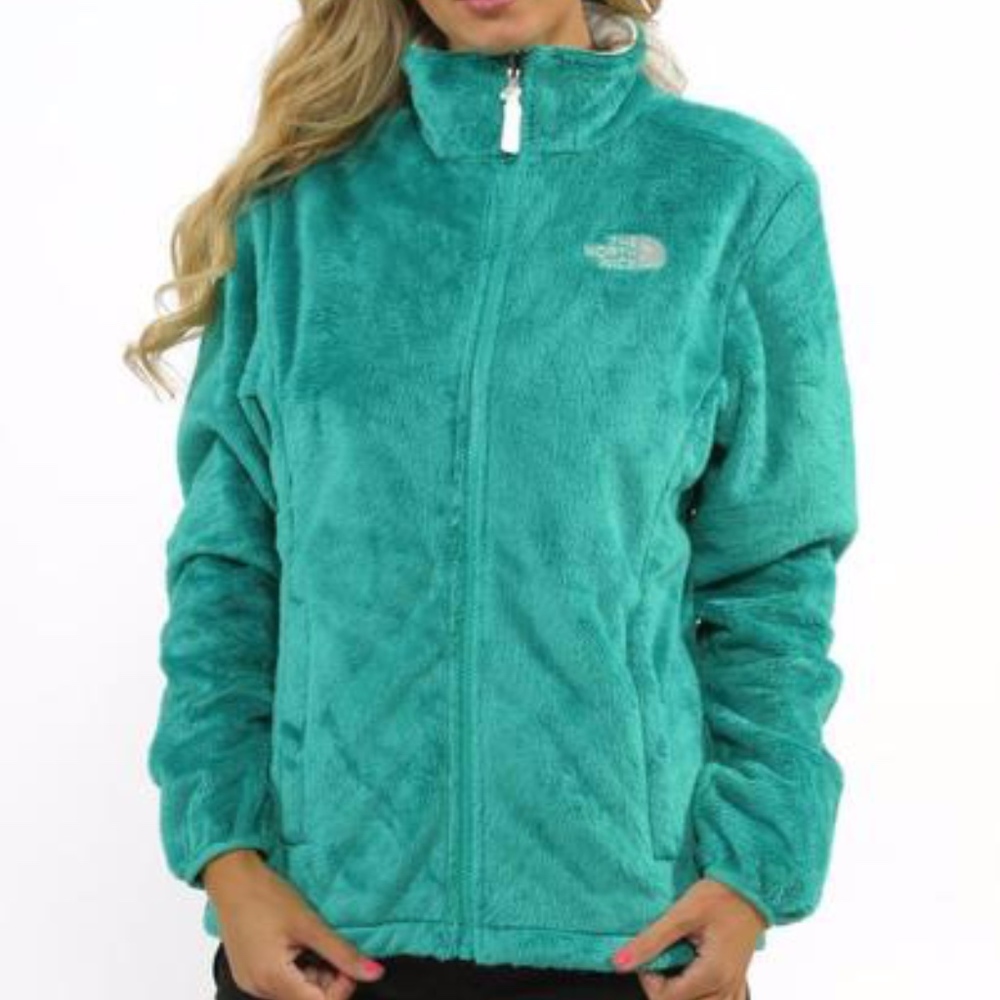 North Face Green Osito Fleece Jacket - Small